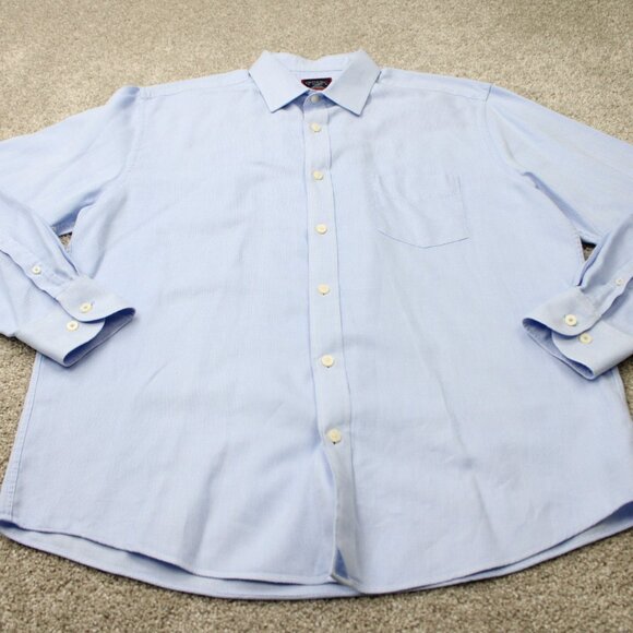 UNTUCKit Kvint Shirt Men XL Blue Slim Fit 100% Cotton Long Sleeve Button X-large - Picture 3 of 13
